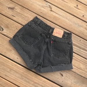 Levi’s Vtg Style Orange Tab 560 Denim Mom Shorts